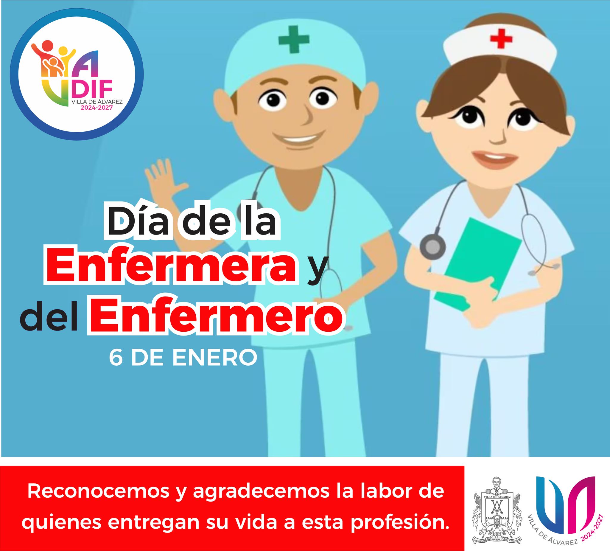 FELIZ DÍA DE LA ENFERMERA Y DEL ENFERMERO – 6 ENERO